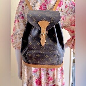 Louis Vuitton vintage Monogram Montsouris MM Backpack